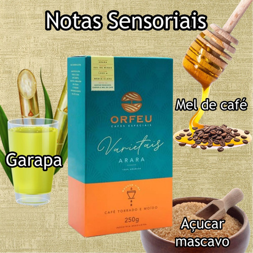 Café Orfeu Especial Notas Mel Açucar Mascavo 250g Pó Moído