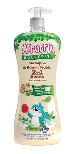 Shampoo Y Baño Líquido Arrurú Avena X 80 - mL a $41