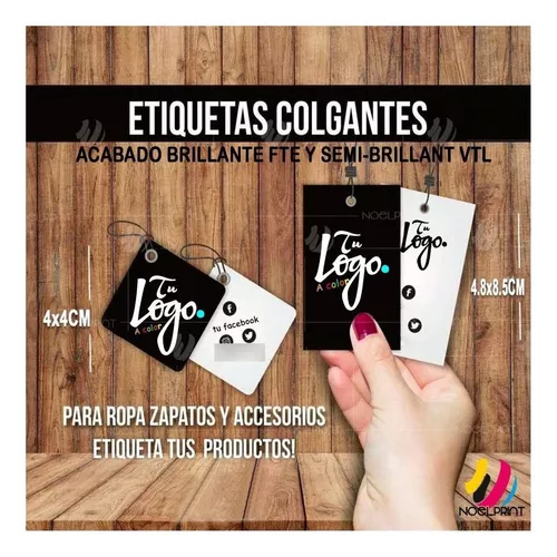 Etiquetas Colgantes Para Ropa Personalizadas