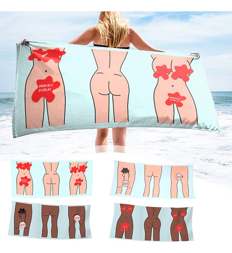 Toalla De Playa, Absorbente, Suave, De Microfibra, De Secado