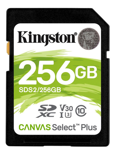 Tarjeta De Memoria Sd Kingston Canvas Select Plus 256gb C 10