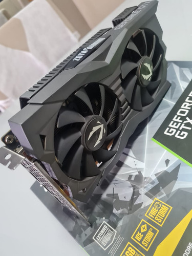 Placa De Vídeo Zotac Gtx 1660ti 6gb Gdr6 Zt-t16610d-10m (Usado)