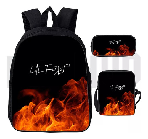 Mochila 3d Lil Peep, Moderna, Para Mujer, Hiphop Travel Ruc