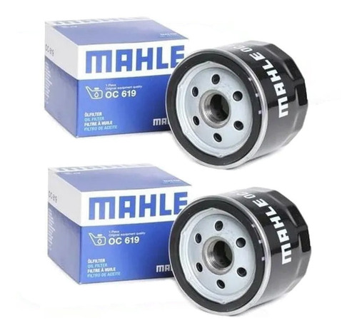 2x Filtro Óleo Original Mahle Bmw Gs 800 850 1200 1250 S1000