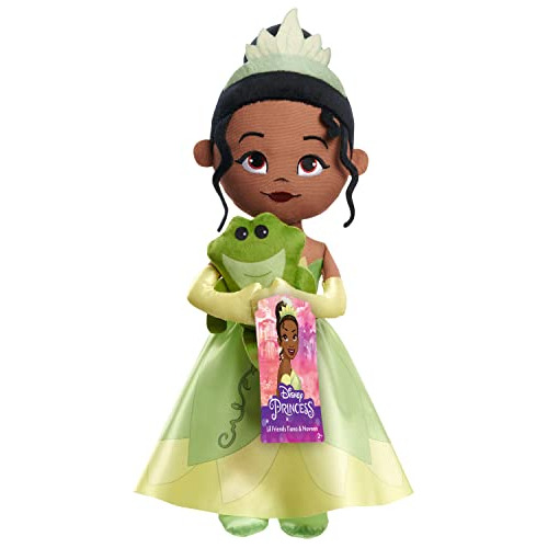 Disney Princess Lil' Friends Plush Tiana & Naveen 14.5-inch