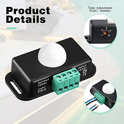 Interruptor De Luz Del Sensor De Movimiento Led Pir De ...