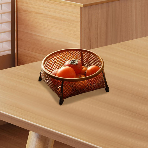 Cesta De Mimbre Tejida, Soporte De Almacenamiento, Pequeño