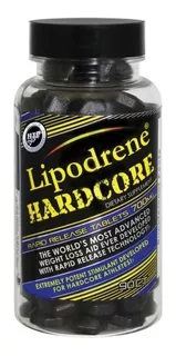 Termogénico Hi Tech Lipodrene Hardcore 90 Tabletas Sabor Sin Sabor