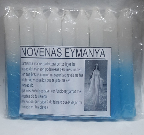 Vela Novena Yemayá - Eymanya (9 Velas) Protección Y Amor