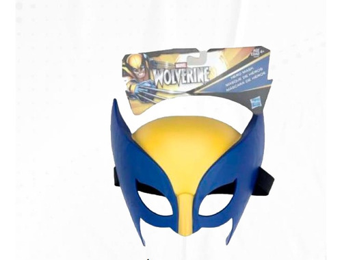 Máscara De Heroes Marvel X-men 97 Wolverine - Hasbro F8145 Cor Azul/amarela