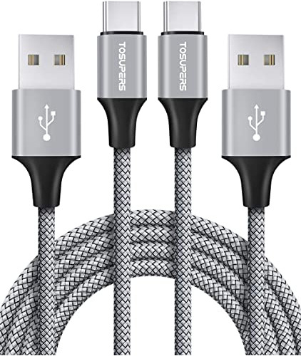 Cable Usb C [3 Pies, Paquete De 2], 3a De Carga Rápida Usb A