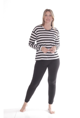Imagen 3 de 7 de Pijama De Mujer Invierno 625