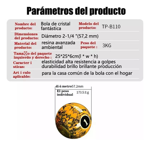 16 Bolas De Billar Pool-premium Juego De Billar Profesional