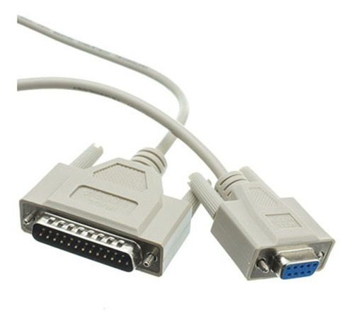 Imagen 1 de 3 de Cable Null Modem Db9 A Db25 Impresora H-m (319256)