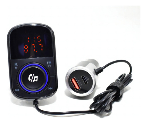 Nisuta Transmisor Fm Bluetooth Ns-fm72 Usb X2 Carga Rapida