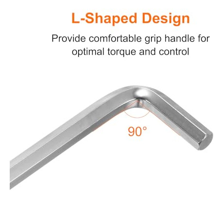 Llave Hexagonal Bola 10 Mm Brazo Largo Acero Cromado