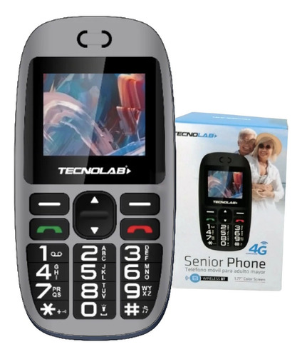 Telefono Celular Senior 4g Pantalla 1,77 Pulgadas Dual Sim 