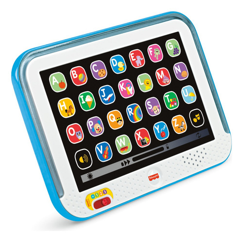 Fisher Price Ríe Y Aprende Tablet De Aprendizaje Azul Color Multicolor