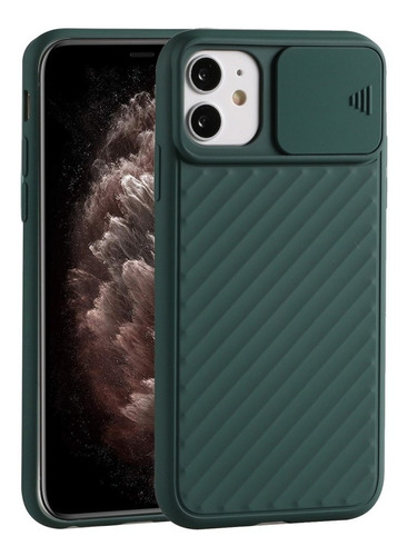 Mica + Funda Ventanilla Cámara Compatible Para Serie iPhone