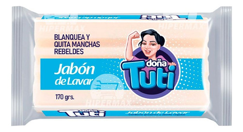 Jabón De Lavar Ropa En Barra Doña Tutin 170gms.