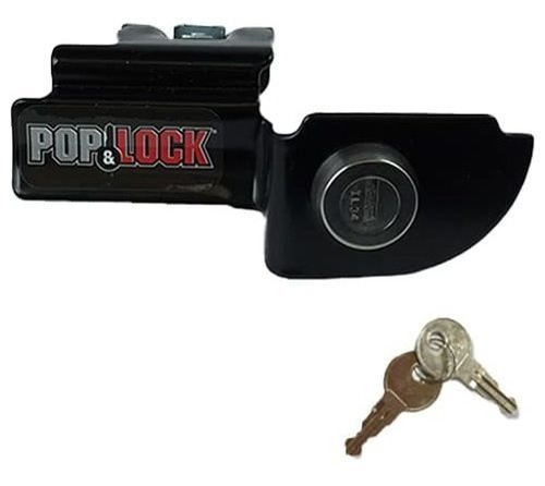Cerradura Manual De Portón Trasero Pop & Lock Pl3600 Negra P
