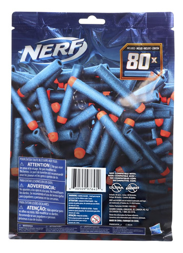 Recarga De Dardos Nerf Elite 2.0, 80 Dardos Nerf Elite