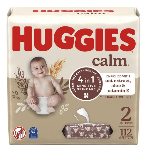 Huggies Babywipe Calma Rgd Flptp 112