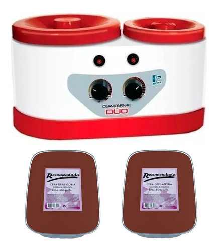 Arcametal Kit Duo Fundidor Cera + 2kg De Cera Para Depilar