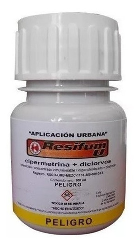 3 Resifum Cipermetrina+diclorvos 100ml Plagas Urbanas