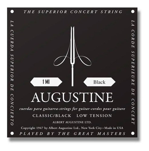 Cuerda Detallada Augustine Guitarra Clásica 1ra / Mi