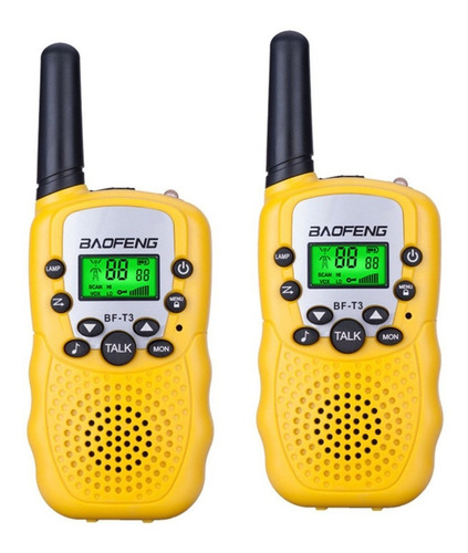 Mini Radios Walkie Talkies Para Niños Bf T3 X 2 Unidades