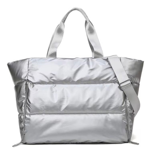 Bolso Impermeable Fitness Multipropósito Para Mujer - Gris Lisa