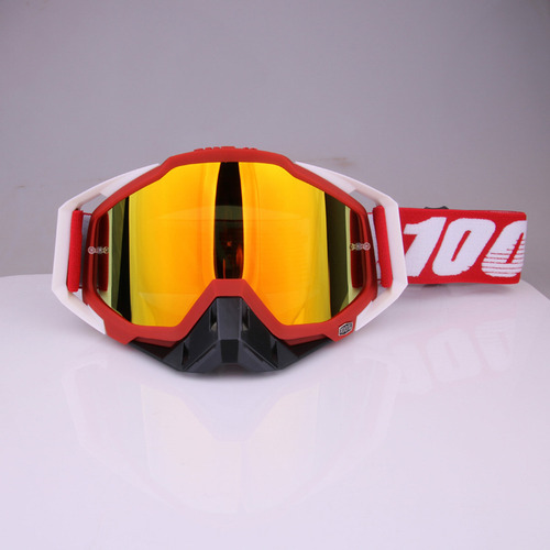 Totalmente Rojo + Amarillo (transparente) - Motocicleta Todo
