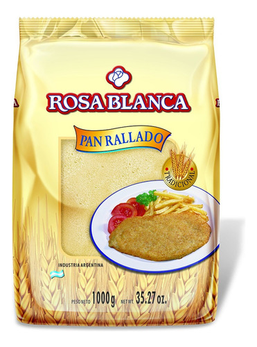 Pack X 12 Pan Rallado Rosa Blanca X 1 Kg.