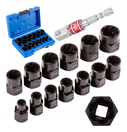 Set 13 Dados Extractor Extractor D Tornillo Birlos C/estuche