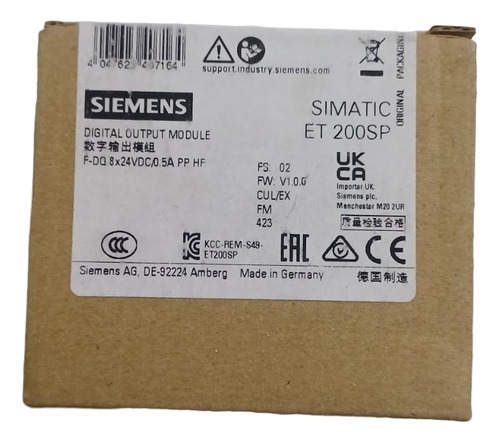 6es7136-6dc00-0ca0 Digital Output Module Siemens