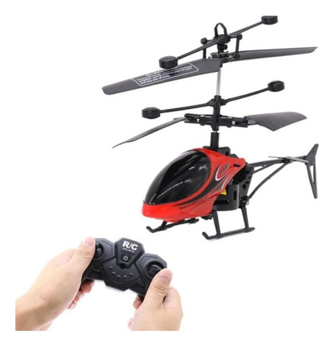 Helicóptero Dron Recargable Con Control De Paletas