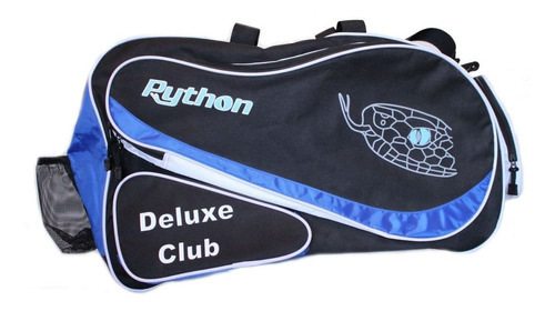Python Deluxeclub  Bolsa Raquetball Serie (negro Azul Rojo)