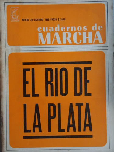 Cuadernos De Marcha Nº 20, 1968, El Rio De La Plata ,3ce5