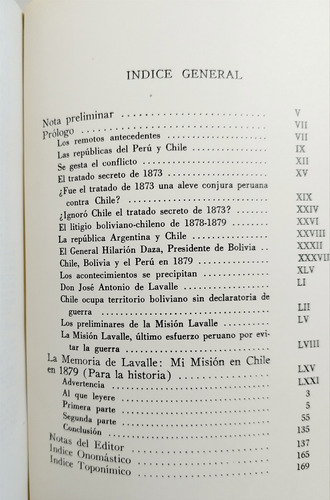 Mi Misión En Chile En 1879 - José Antonio De Lavalle (Usado)
