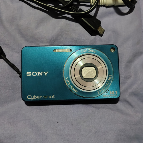 Sony Cyber-shot Dsc-w350 Cámara Digital 14.1 Azul (Usado)