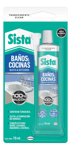 Pack 3 Silicones Baños Y Cocinas Blanco 70 Ml Henkel