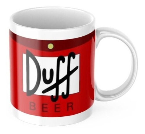 Taza Café Los Simpson Duff Cerveza Homero Bart Animado 11 Oz