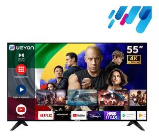 Pantalla Smart Tv 55 Pulgadas Weyon Android 4k Television