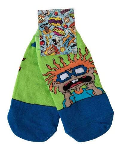 Medias Soquete Rugrats Carlitos Unisex