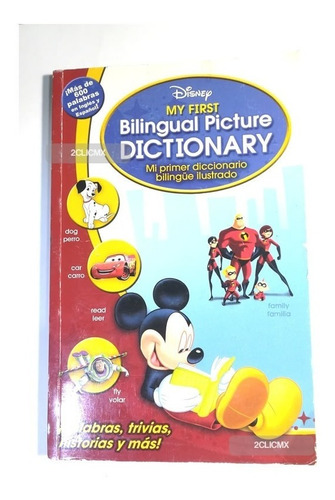 Libros Infantiles Diccionario Bilingue Escolar Disney Niños
