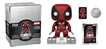 Comprar Funko Pop Classics Deadpool 25th W\u002F Metal Box Card Pin Coin