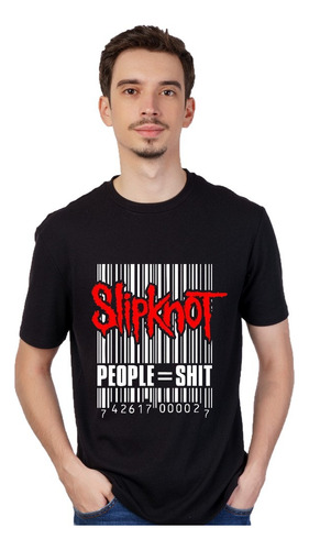 Slipknot - Remera Negra - Manga Corta Unisex - Musica Rock