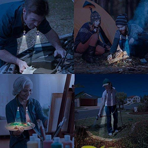 Luz Led Recargable De Lectura Manos Libres Con Brazos Flexib