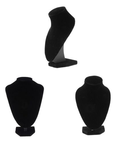Soporte De Exhibición De Busto De De , Paquete De 3,